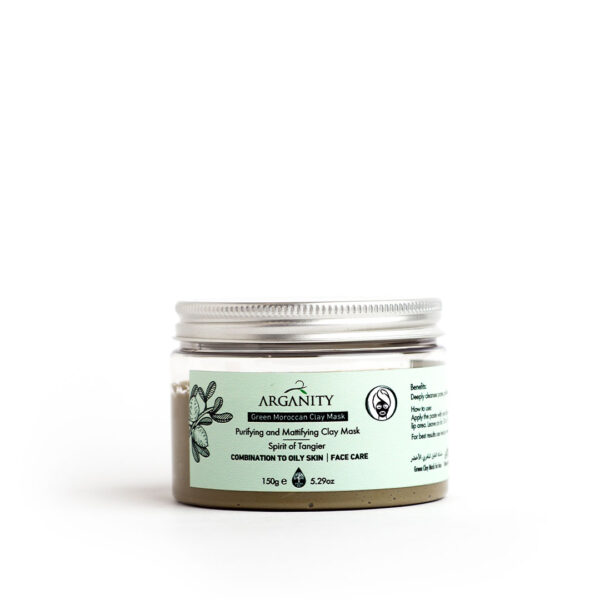 Green Clay Mask for Oily Skin - Tangier